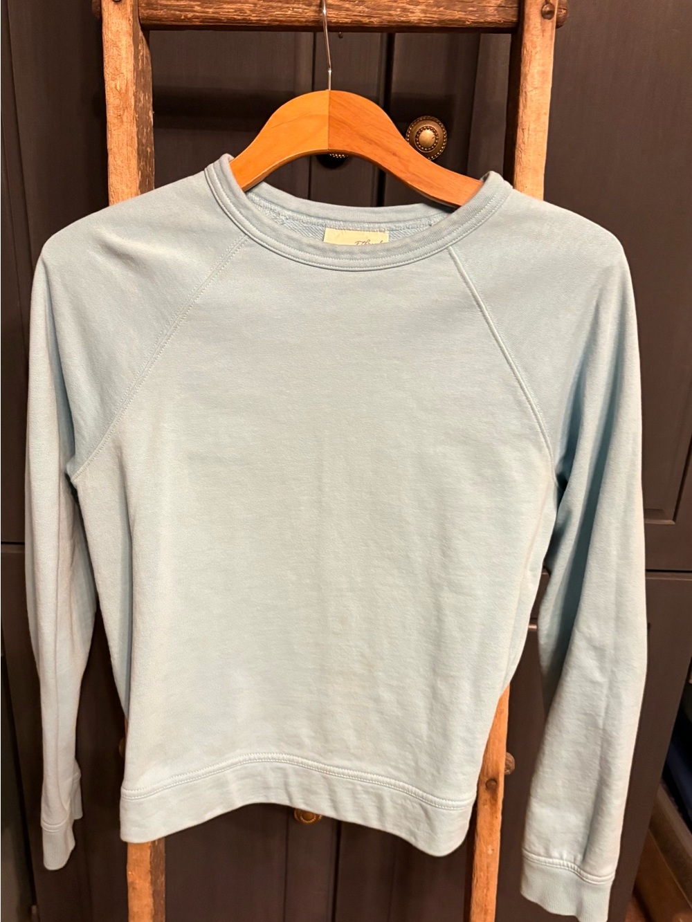 Classic Crewneck Sweatshirt in Pale Blue